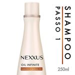 Shampoo Nexxus Oil Infinite para Redução de Frizz - Passo 1