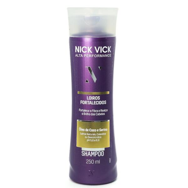 Shampoo Nick Vick Alta Performance Loiros Fortalecidos 250ml - Nickvick