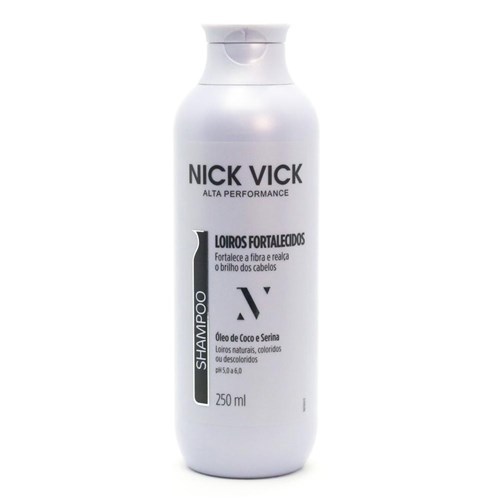 Shampoo Nick Vick Alta Performance Loiros Fortalecidos 250Ml