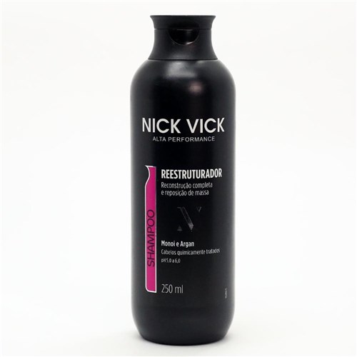 Shampoo Nick Vick Alta Performance Reestruturador 250Ml