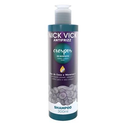 Shampoo Nick Vick Antifrizz Crespos de Respeito - 300ml