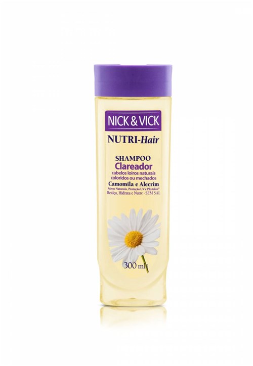 Shampoo Nick Vick Clareador 300ml