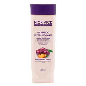 Shampoo Nick & Vick NUTRI-Hair Proteção Térmica Hidratante 300ml