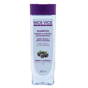 Shampoo Nick & Vick NUTRI-Hair Raízes e Pontas Equilibradas 300ml