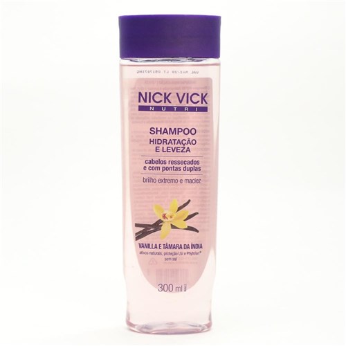 Shampoo Nick Vick Nutri Hidratação e Leveza 300Ml