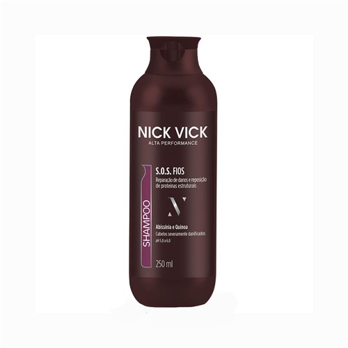 Shampoo Nick & Vick SOS Fios 250ml