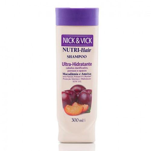 Shampoo Nick & Vick Ultra Hidratante com 300ml