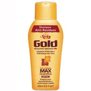 Shampoo Niely Gold Anti Residuos 200Ml
