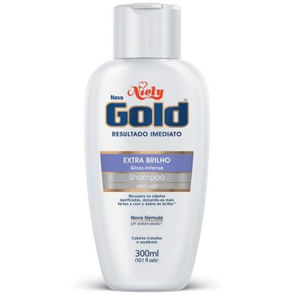 Shampoo Niely Gold Extra Brilho - 300ml
