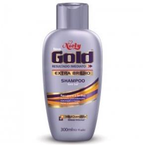 Shampoo Niely Gold Extra Brilho 300Ml