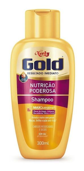 Shampoo Niely Gold - Nutrição Poderosa - 300ml