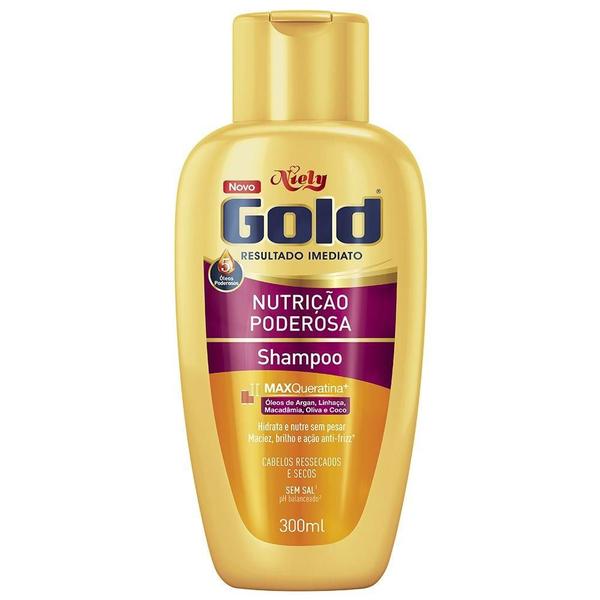 Shampoo Niely Gold Nutrição Poderosa Sem Sal