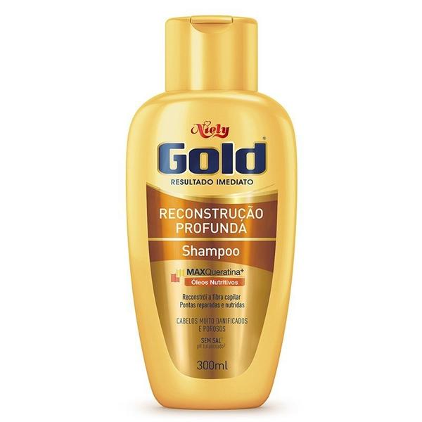 Shampoo Niely Gold Reconstrução Profunda 300ml
