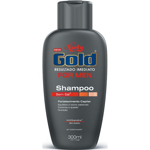 Shampoo Niely Gold Sem Sal For Men 300 Ml Shampoo Niely Gold Sem Sal For Men 300 Ml