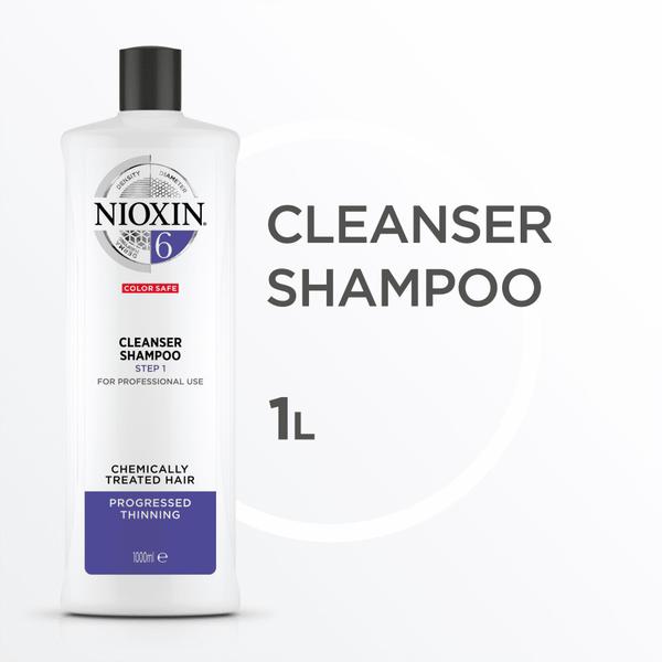 Shampoo Nioxin 6 Hair System Cleanser 1000ml - Wella