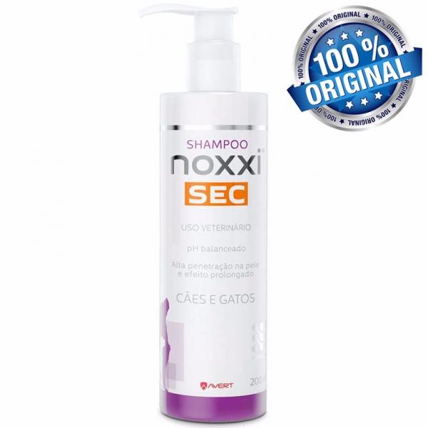 Shampoo Noxxi Sec Avert para Caes e Gatos 200ml