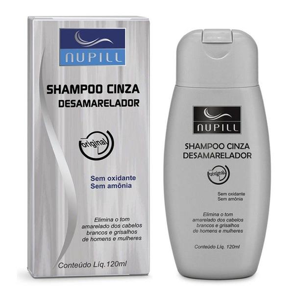 Shampoo Nupill Cinza Desamarelador - 120ml