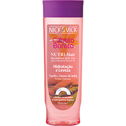 Shampoo - Nutri-Hair Hidratação e Leveza Vanilla e Tâmara - Phytolan 300 Ml - Nick&Vick