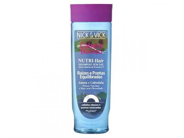 Shampoo Nutri-Hair Raízes e Pontas Equilibradas - Nick Vick 300ML