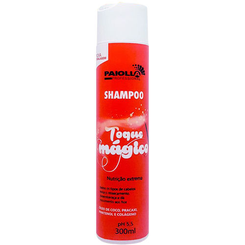 Shampoo Nutrição Capilar Toque Mágico Paiolla - 300ml