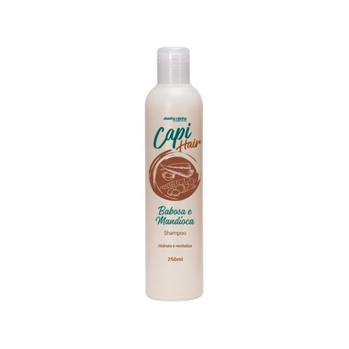 Shampoo Nutritivo Mandioca e Babosa Capi Hair Abelha Rainha 250ml