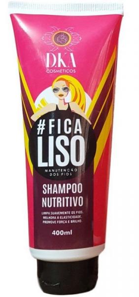 Shampoo Nutritivo PÓS Progressiva FICA LISO Dka Cosméticos 400 Ml - D.ka Cosmeticos