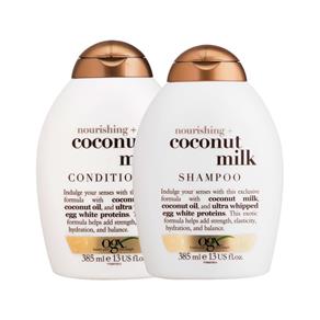 Shampoo OGX Coconut Milk 385ml e Condicionador OGX Coconut Milk 385ml - 385ml