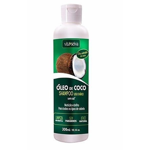 Shampoo Oleo de Coco S/ Sal 300ml - Stillus