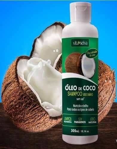 Shampoo Oleo de Coco Vita Seiva 300 Ml