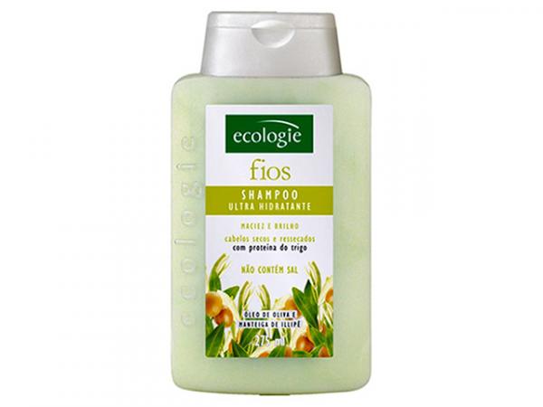 Shampoo Óleo de Oliva e Manteiga de Ilipê - para Cabelos Opacos e Ressecados - Ecologie