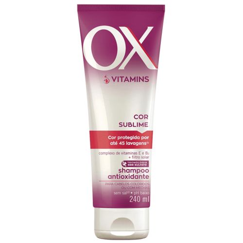 Shampoo Ox Cor Protegida 240 Ml
