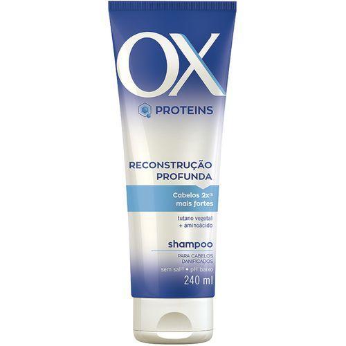 Shampoo Ox Proteins Reconstrução Profunda 240 Ml
