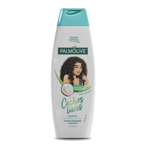Shampoo Palmolive Cachos Livres Extrato de Coco 350mL