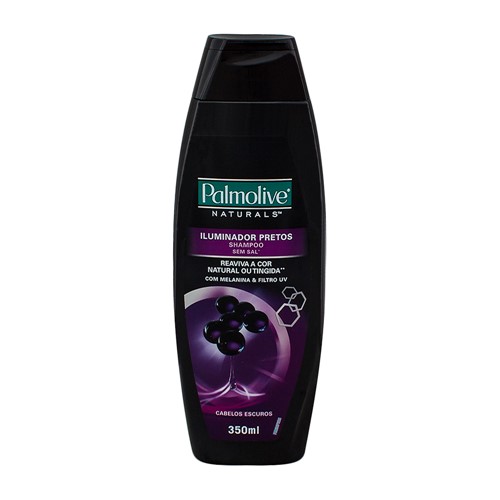 Shampoo Palmolive Naturals Iluminador Pretos Sem Sal com 350ml