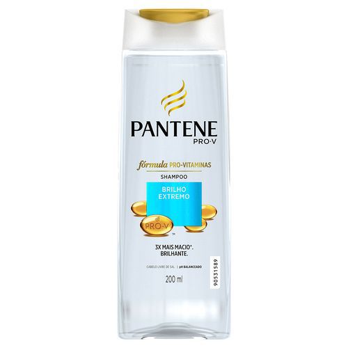Shampoo Pantene Brilho Extremo 200ml - Polar Fix