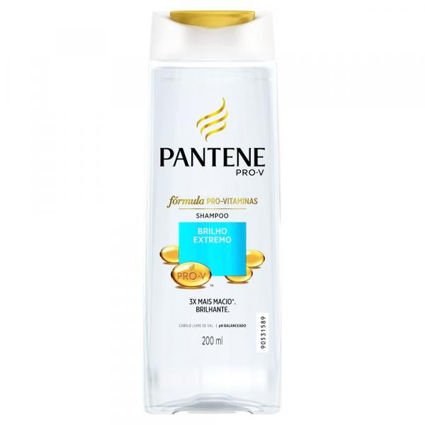 Shampoo Pantene Brilho Extremo - 200ml - Procter Glambe