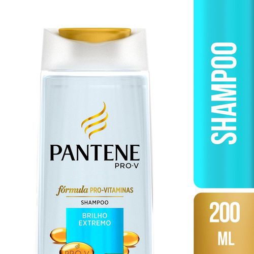 Shampoo Pantene Brilho Extremo 200ml Shampoo Pantene Pro-V Brilho Extremo 200 Ml