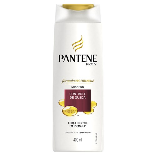 Shampoo Pantene Controle de Queda Sem Sal 400Ml