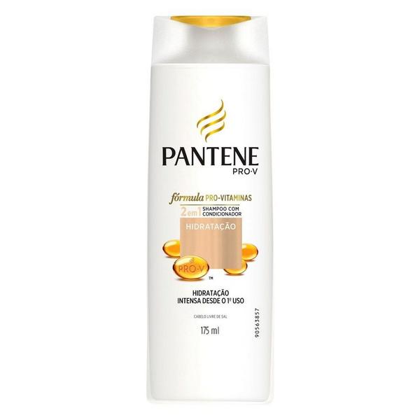 Shampoo Pantene 2 em 1 Hidratação 175ml