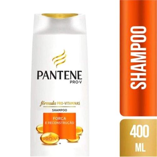 Shampoo Pantene Força e Reconstrução 400ml SH PANTENE 400ML-FR FORCA/RECONST