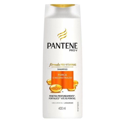 Shampoo Pantene Força e Reconstrução 400Ml