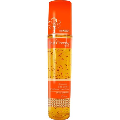 Shampoo Papaya + Creatina e Queratina Fruit Therapy Nano 275 Ml