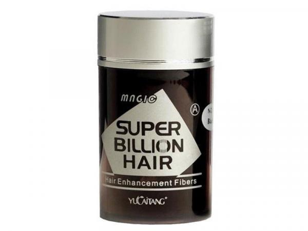 Shampoo para a Calvície Fibra Billion Hair 8g - Castanho Médio - Super Billion Hair