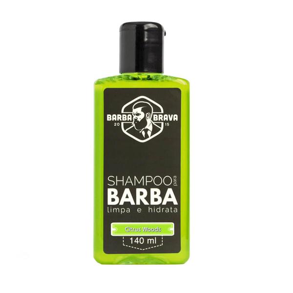 Shampoo para Barba Citrus Woods - 140ml - Barba Brava