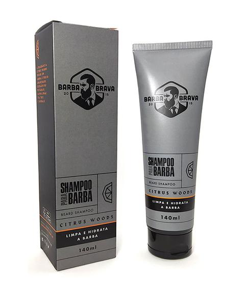 Shampoo para Barba Citrus Woods Barba Brava 140ml