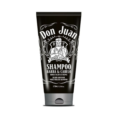 Shampoo para Barba e Cabelo Don Juan Barba Forte 170ml