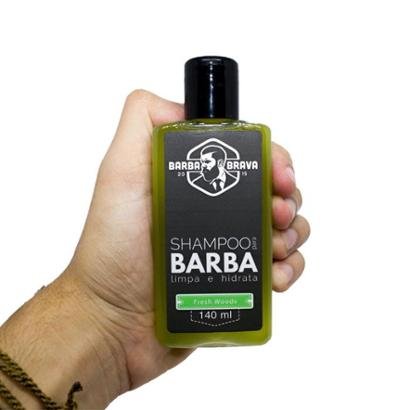 Shampoo para Barba Fresh Woods Barba Brava 140ml