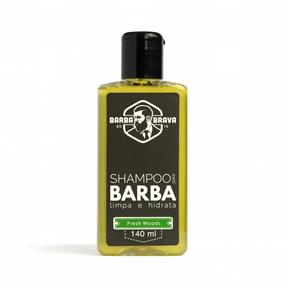 Shampoo para Barba Fresh Woods Barba Brava 140ml