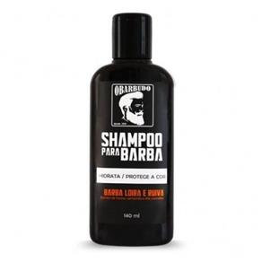 Shampoo para Barba Loira e Ruiva o Barbudo 140ml