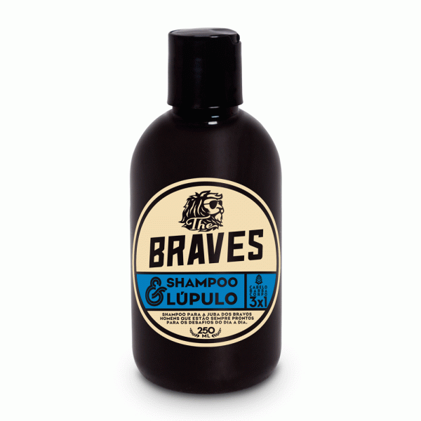 Shampoo para Barba Lúpulo The Braves - 250 Ml - The Braves